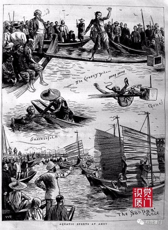 百年前的廈門人，端午節(jié)在海上過(guò)，外國(guó)人也參與！