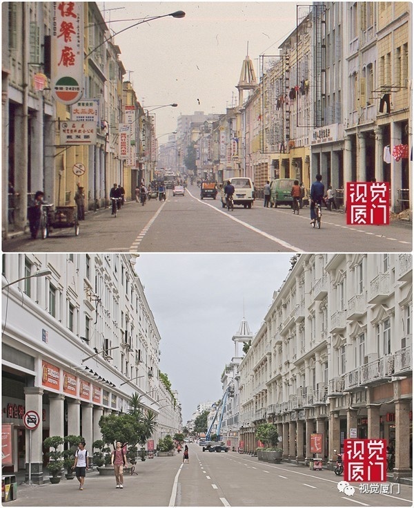 55組廈門中山路今昔對比，驚艷了整整80年，越看越感動