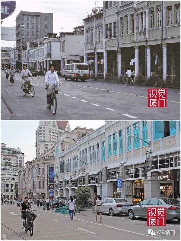 55組廈門中山路今昔對比，驚艷了整整80年，越看越感動