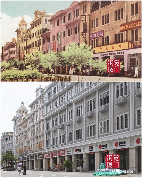 55組廈門中山路今昔對比，驚艷了整整80年，越看越感動