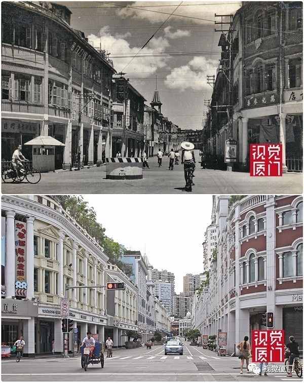 55組廈門中山路今昔對比，驚艷了整整80年，越看越感動