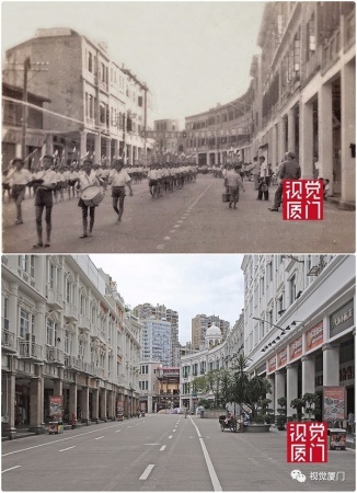 55組廈門中山路今昔對比，驚艷了整整80年，越看越感動