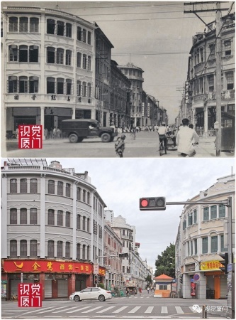 55組廈門中山路今昔對比，驚艷了整整80年，越看越感動