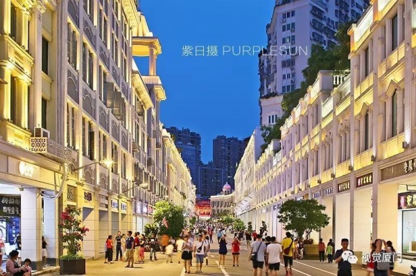 不同時期的廈門中山路夜景，90年代最美，現在效果如金磚